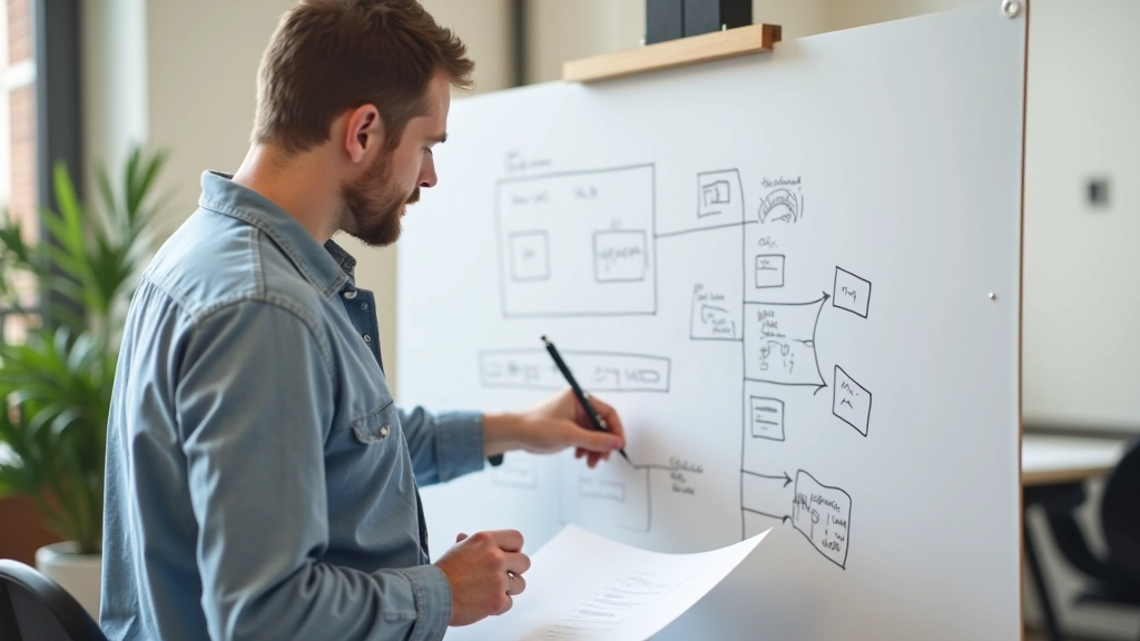 Interaction design workshop with sketches